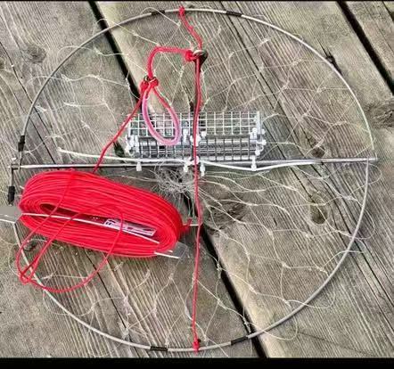 Crab King Stainless Steel Crab Trap with Metal Bait Cage